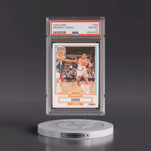 1990 Fleer #124 Maurice Cheeks (PSA 10 GEM MINT)