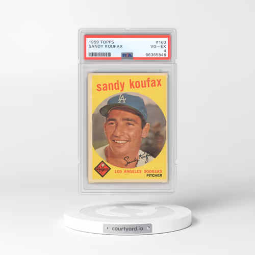 1959 Topps #163 Sandy Koufax (PSA 4 VG-EX)