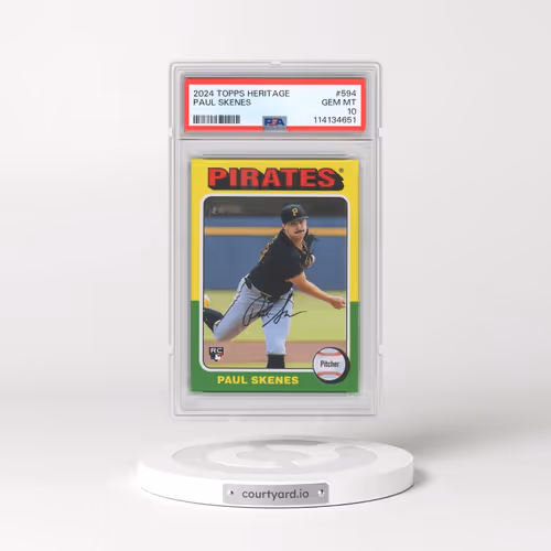 2024 Topps Heritage #594 Paul Skenes (PSA 10 GEM MINT)
