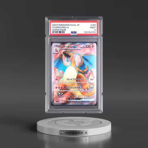 2023 Pokémon Sv2a-Pokemon 151 #185 Charizard EX - Holo Super Rare (PSA 9 MINT)