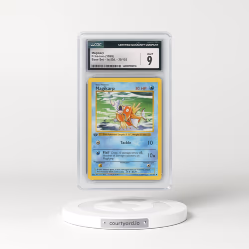 1999 Base Set #35/102 Magikarp - 1st Edition 1st Edition (CGC 9 MINT)