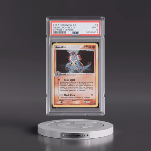 2007 Pokémon EX Power Keepers #3 Armaldo - Holo (PSA 9 MINT)