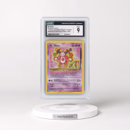 2023 Pokémon Clb-Trading Card Game Classic Blastoise & Suicune EX Deck #013 Mr. Mime (CGC 9 MINT)