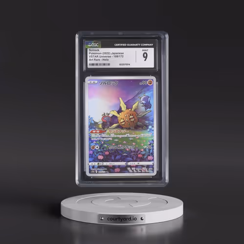 2022 VSTAR Universe #189/172 Solrock - Art Rare Holo (CGC 9 MINT)