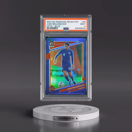 2021 Panini Donruss Road to Qatar #48 Jude Bellingham - Optic-Blue (PSA 9 MINT)
