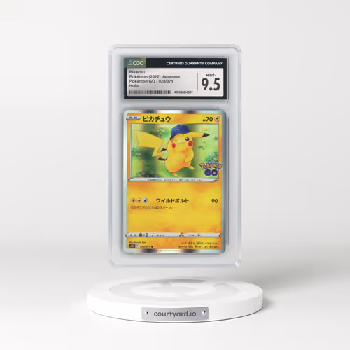 2022 Pokémon GO #028/071 Pikachu - Holo (CGC 9.5 MINT+)