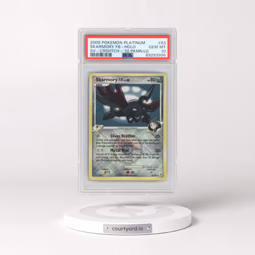 2009 Pokémon Platinum Supreme Victors #83 Skarmory FB - Holo Crosshatch-2010 Pokemon League (PSA 10