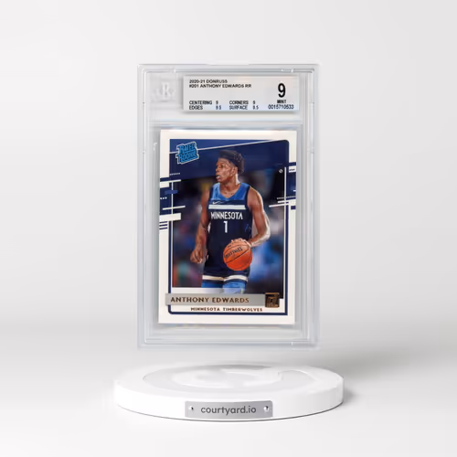 2020 Panini Donruss #201 Anthony Edwards (BGS 9 MINT)