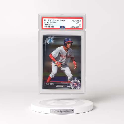 2017 Bowman Draft #BDC162 Juan Soto - Chrome (PSA 9 MINT)