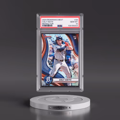 2024 Bowman's Best #28 Colt Keith - Refractor (PSA 10 GEM MINT)