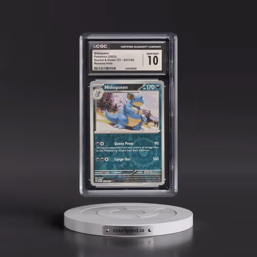 2023 Scarlet & Violet 151 - MEW EN #031/165 Nidoqueen - Reverse Holo (CGC 10 GEM MINT)