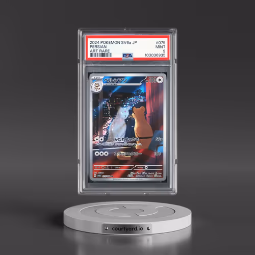 2024 Pokémon Sv6a-Night Wanderer #075 Persian - Art Rare (PSA 9 MINT)