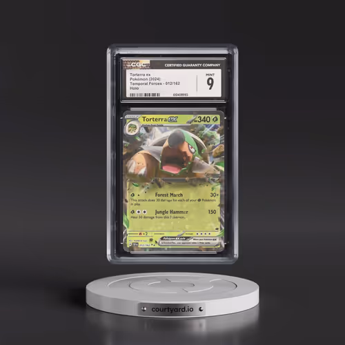 2024 Pokémon Tef EN-Temporal Forces #012 Torterra EX - Holo (CGC 9 MINT)