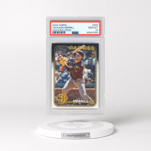 2024 Topps #699 Jackson Merrill - All-Star Game Exclusive (PSA 10 GEM MINT)