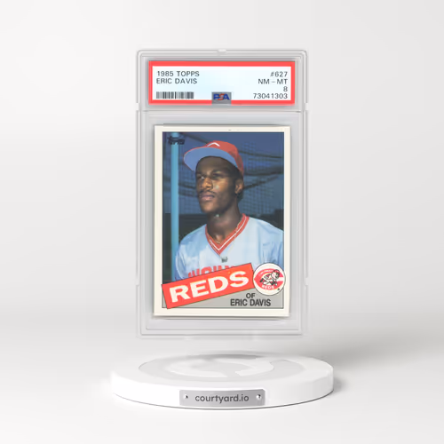 1985 Topps #627 Eric Davis (PSA 8 NM-MT)