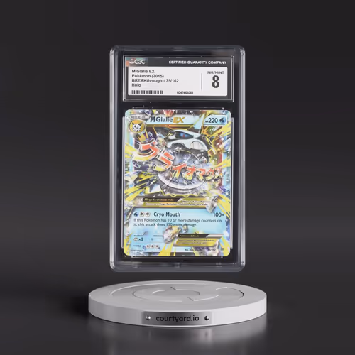 2015 Pokémon XY Breakthrough #35 M Glalie EX - Holo (CGC 8 NM-MT)