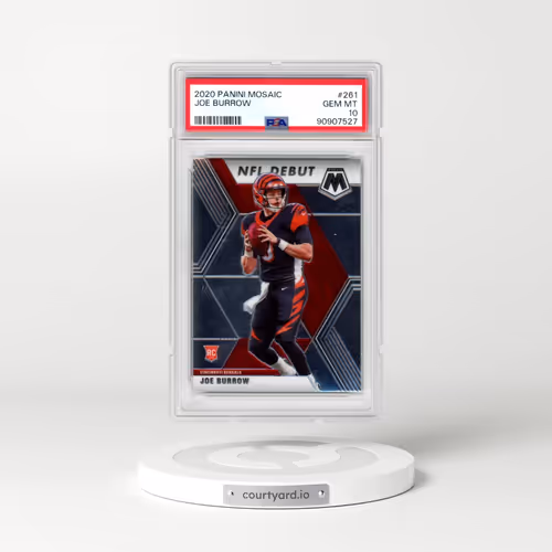 2020 Panini Mosaic #261 Joe Burrow (PSA 10 GEM MINT)