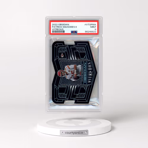 2022 Panini Obsidian Vitreous #VTSPMA Patrick Mahomes II (PSA 9 MINT)