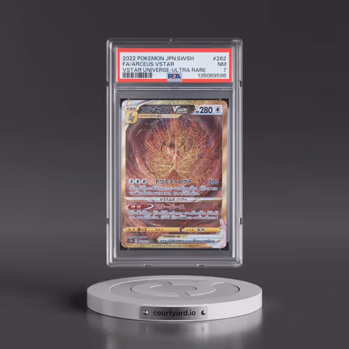2022 Pokémon Sword & Shield Vstar Universe #262 Arceus Vstar - Full Art Ultra Rare (PSA 7 NM)