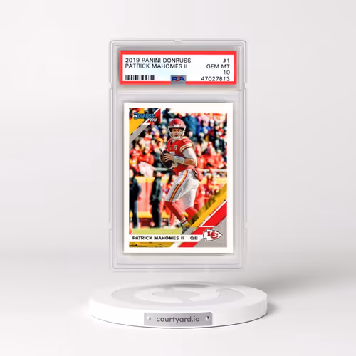 2019 Panini Donruss #1 Patrick Mahomes II (PSA 10 GEM MINT)