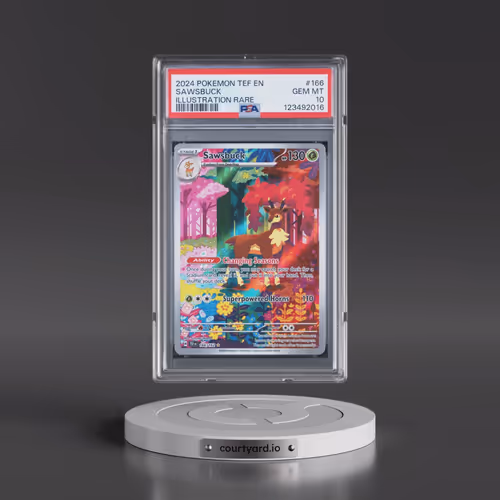 2024 Pokémon Tef EN-Temporal Forces #166 Sawsbuck - Illustration Rare (PSA 10 GEM MINT)