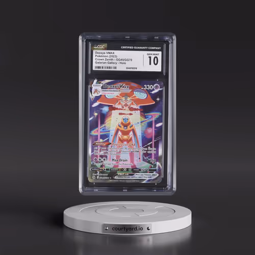 2023 Crown Zenith #GG45/GG70 Deoxys VMAX - Galarian Gallery Holo (CGC 10 GEM MINT)