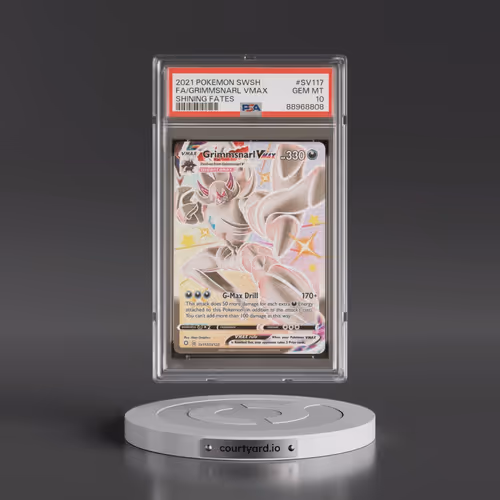 2021 Pokémon Sword & Shield Shining Fates #SV117 Grimmsnarl Vmax - Full Art (PSA 10 GEM MINT)