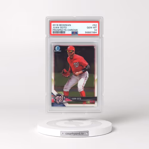 2018 Bowman Prospects Chrome #52 Juan Soto (PSA 10 GEM MINT)