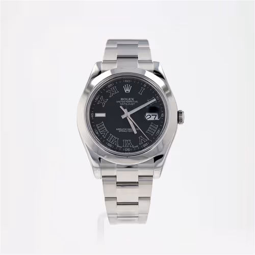 Rolex Datejust II Rhodium Roman Dial