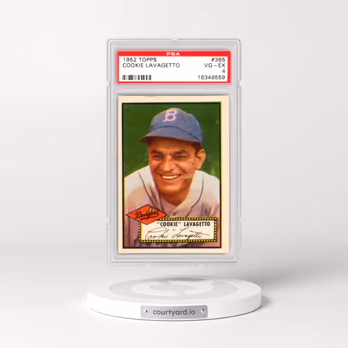 1952 Topps #365 Cookie Lavagetto (PSA 4 VG-EX)