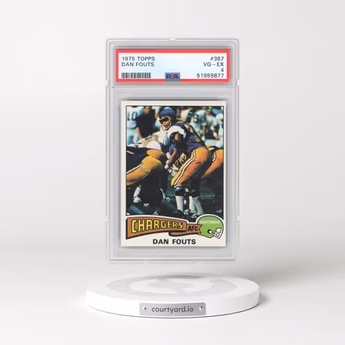 1975 Topps #367 Dan Fouts (PSA 4 VG-EX)