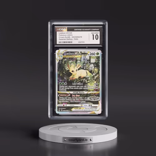 2023 Crown Zenith #GG35/GG70 Leafeon VSTAR - Galarian Gallery Holo (CGC 10 GEM MINT)