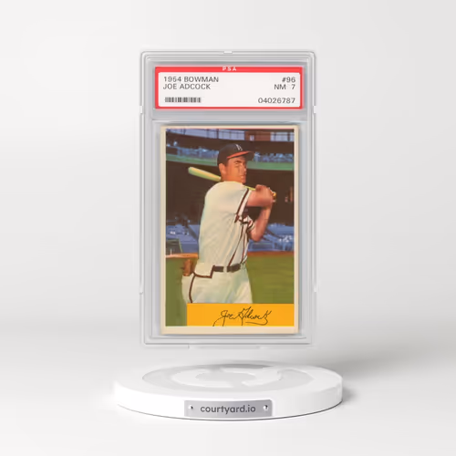 1954 Bowman #96 Joe Adcock (PSA 7 NM)