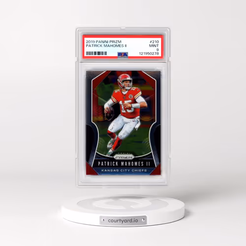 2019 Panini Prizm #210 Patrick Mahomes II (PSA 9 MINT)
