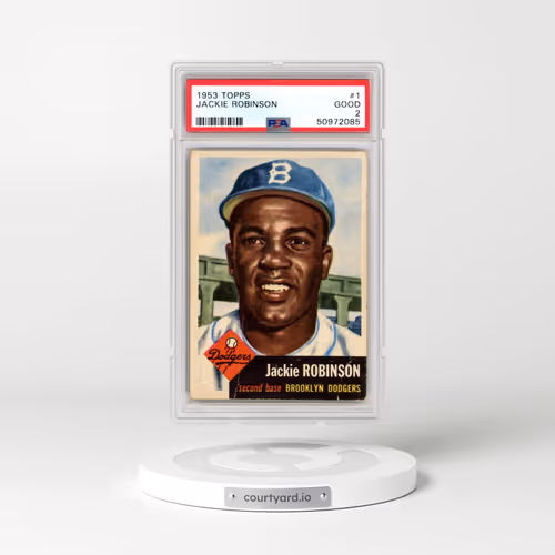 1953 Topps #1 Jackie Robinson (PSA 2 GOOD)