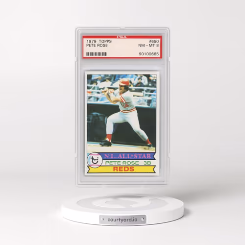 1979 Topps #650 Pete Rose (PSA 8 NM-MT)