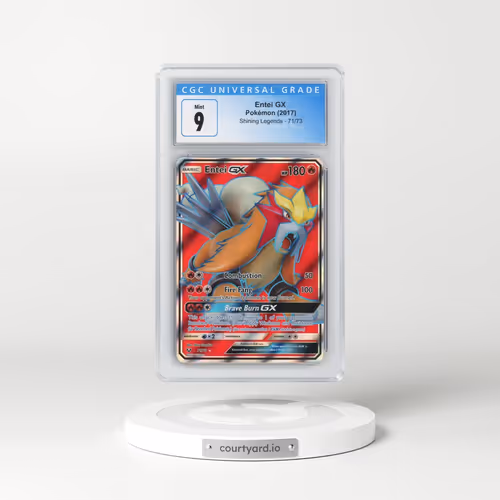 2017 Shining Legends #71/73 Entei GX - Holo (CGC 9 MINT)