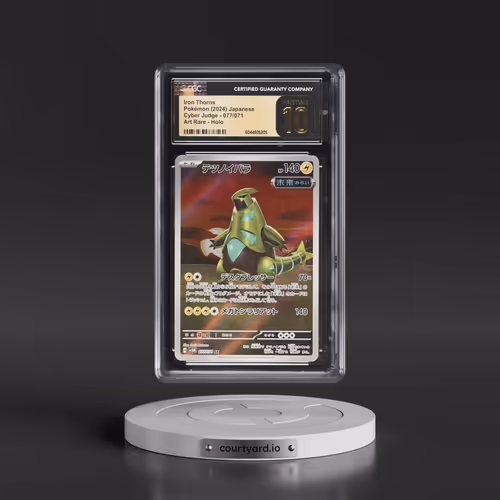 2024 Cyber Judge #077/071 Iron Thorns - Art Rare Holo (CGC 10 PRISTINE)
