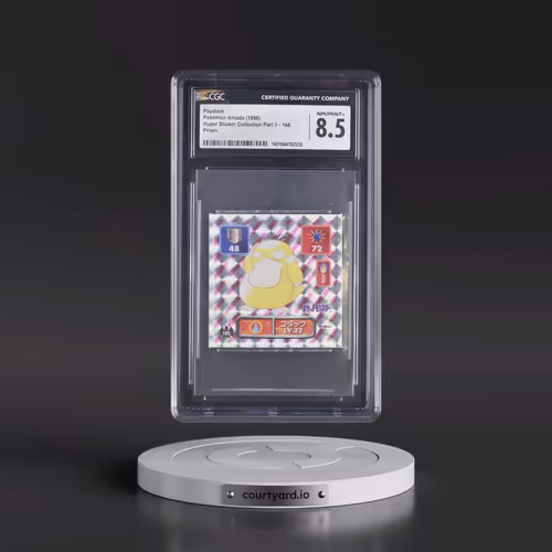 1996 Hyper Sticker Collection Part 1 (1996) #166 Psyduck - Prism (CGC 8.5 NM-MT+)