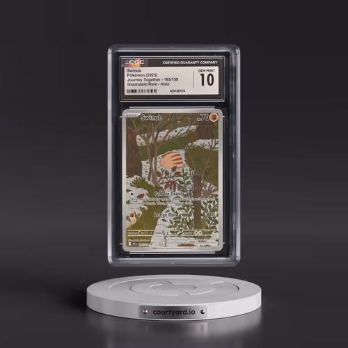 2025 Journey Together - JTG EN #165/159 Swinub - Illustration Rare Holo (CGC 10 GEM MINT)