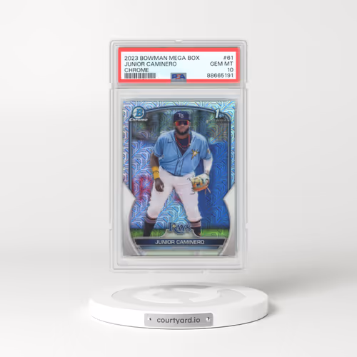 2023 Bowman Mega Box Chrome #61 Junior Caminero (PSA 10 GEM MINT)