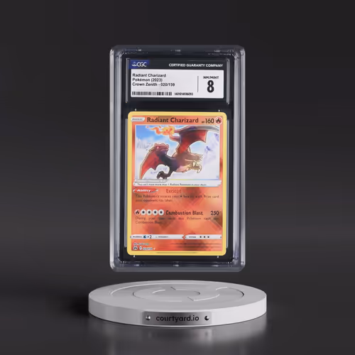 2023 Crown Zenith #020/159 Radiant Charizard - Holo (CGC 8 NM-MT)
