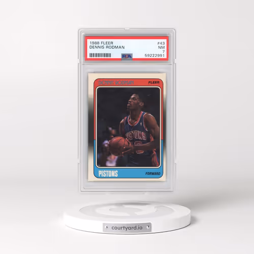 1988 Fleer #43 Dennis Rodman (PSA 7 NM)