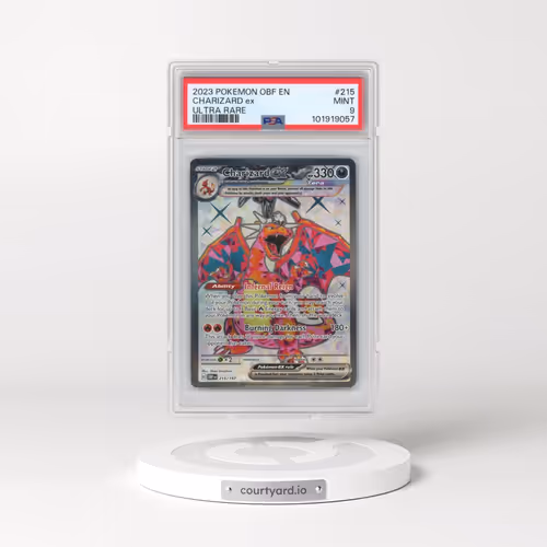 2023 Pokémon Obf EN-Obsidian Flames #215 Charizard EX - Holo Ultra Rare (PSA 9 MINT)