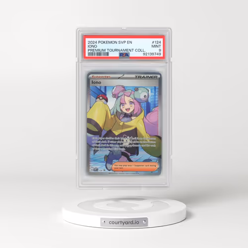 2024 Pokémon Svp EN-SV Black Star Promo #124 Iono - Iono Premium Tournament Collection (PSA 9 MINT)