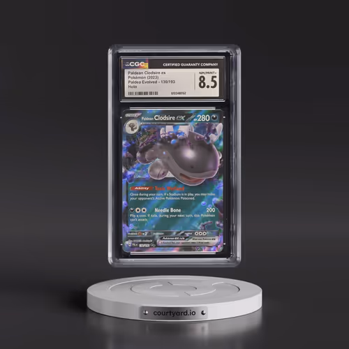 2023 Paldea Evolved - PAL EN #130/193 Paldean Clodsire ex - Holo (CGC 8.5 NM-MT+)