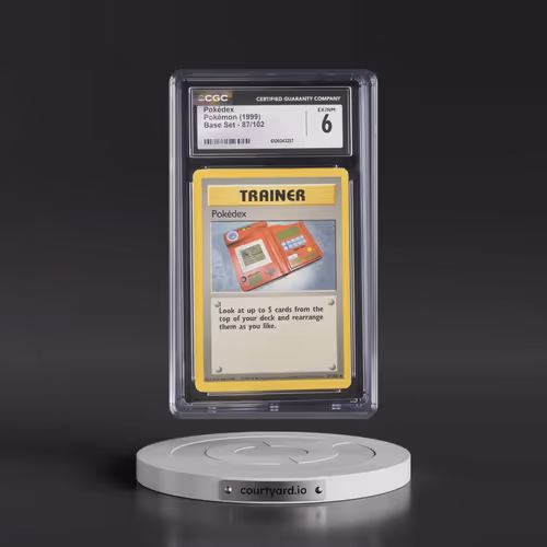 1999 Base Set #87/102 Pokédex (CGC 6 EX-NM)