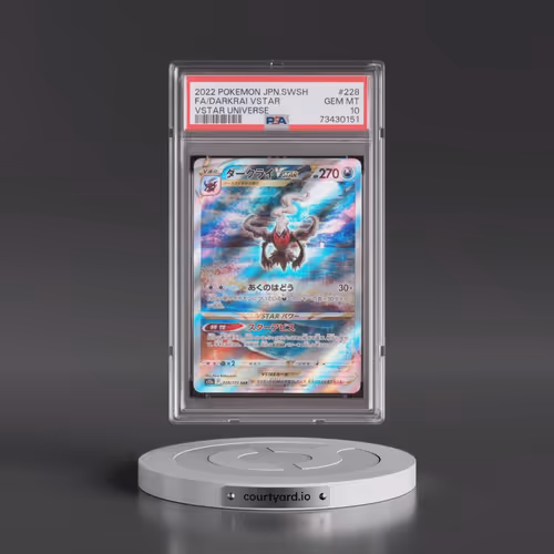 2022 Pokémon Sword & Shield Vstar Universe #228 Darkrai Vstar - Full Art (PSA 10 GEM MINT)