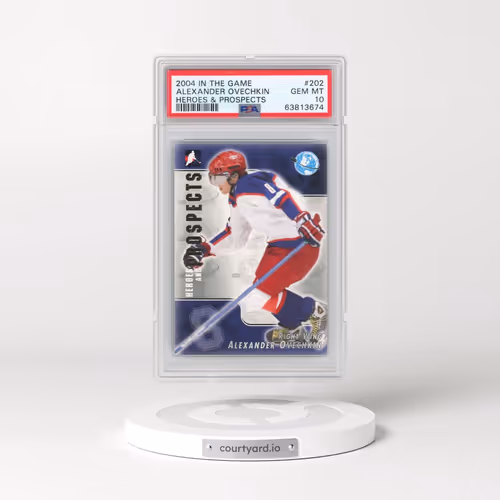2004 In the Game Heroes & Prospects #202 Alexander Ovechkin (PSA 10 GEM MINT)