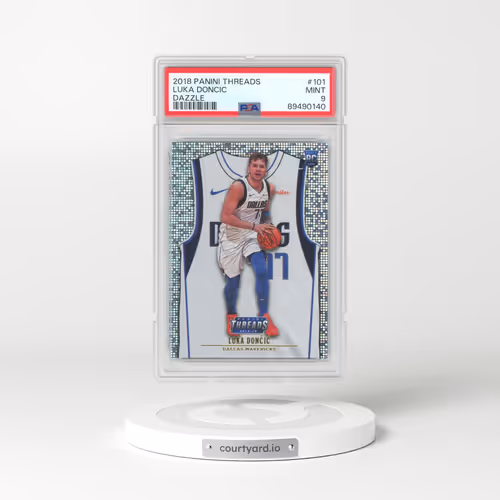 2018 Panini Threads #101 Luka Doncic - Dazzle (PSA 9 MINT)